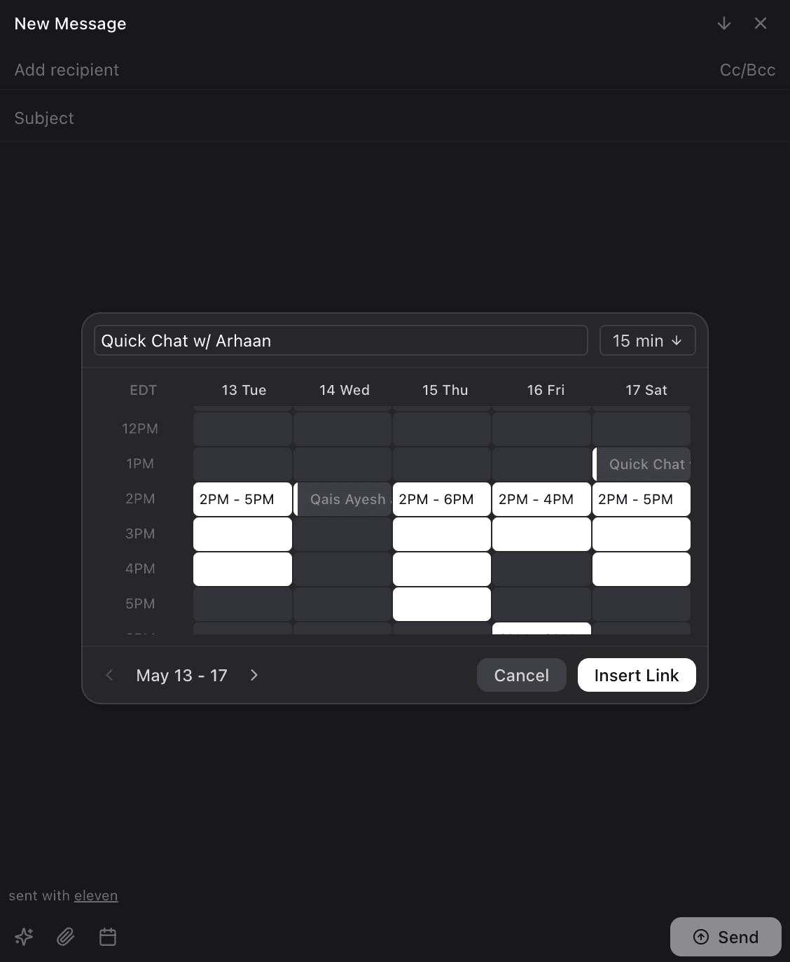 calendar illustration dark